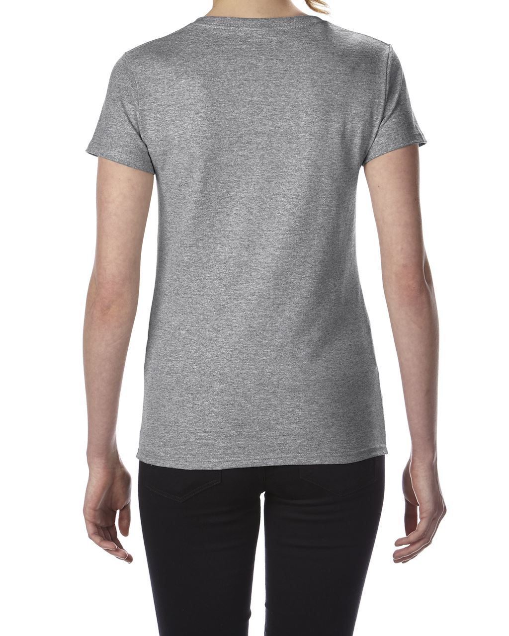 PREMIUM COTTON ® LADIES' V-NECK T-SHIRT - RS Sport Grey - Additional