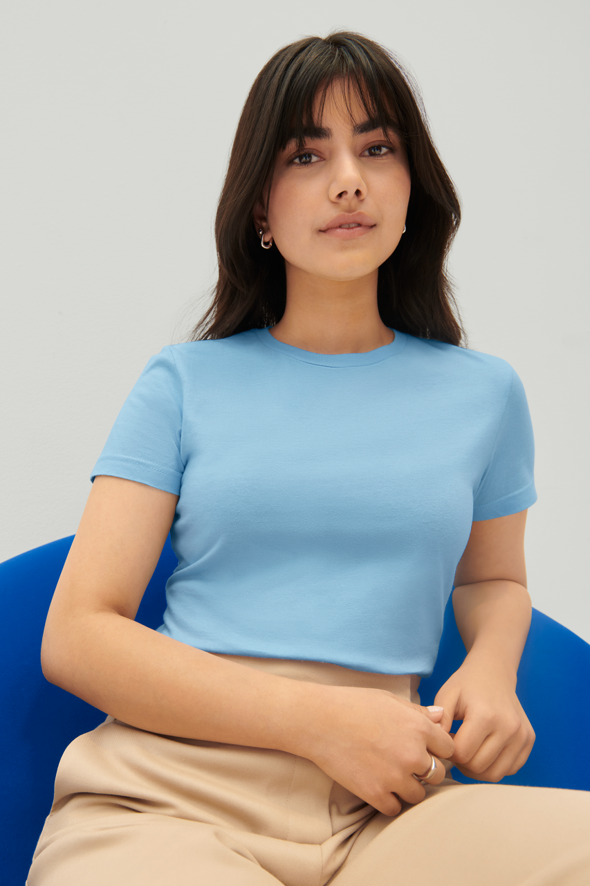 SOFTSTYLE ® LADIES' T-SHIRT - Indigo Blue - Additional