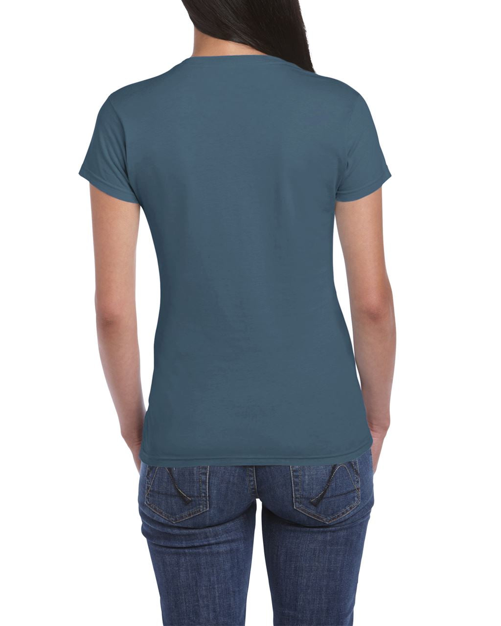 SOFTSTYLE ® LADIES' T-SHIRT - Indigo Blue - Additional