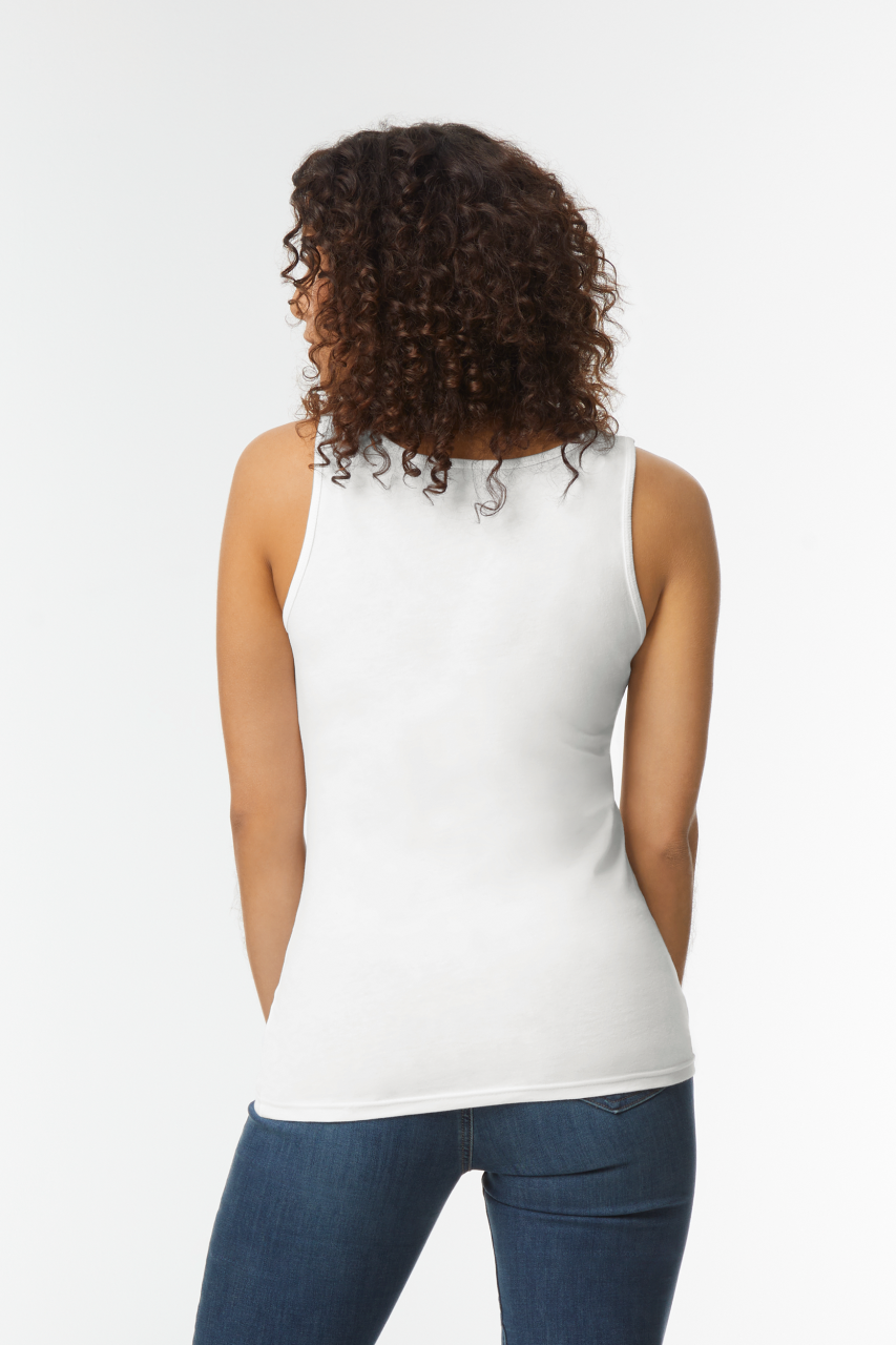 SOFTSTYLE ® LADIES' TANK TOP - White - Additional