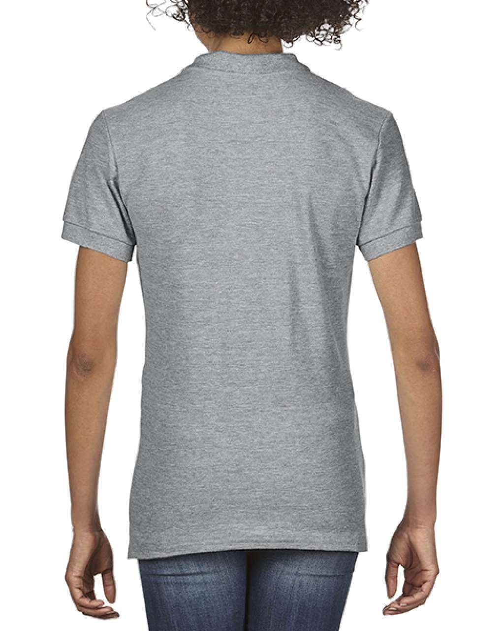 SOFTSTYLE ® LADIES' DOUBLE PIQUÉ POLO - RS Sport Grey - Additional