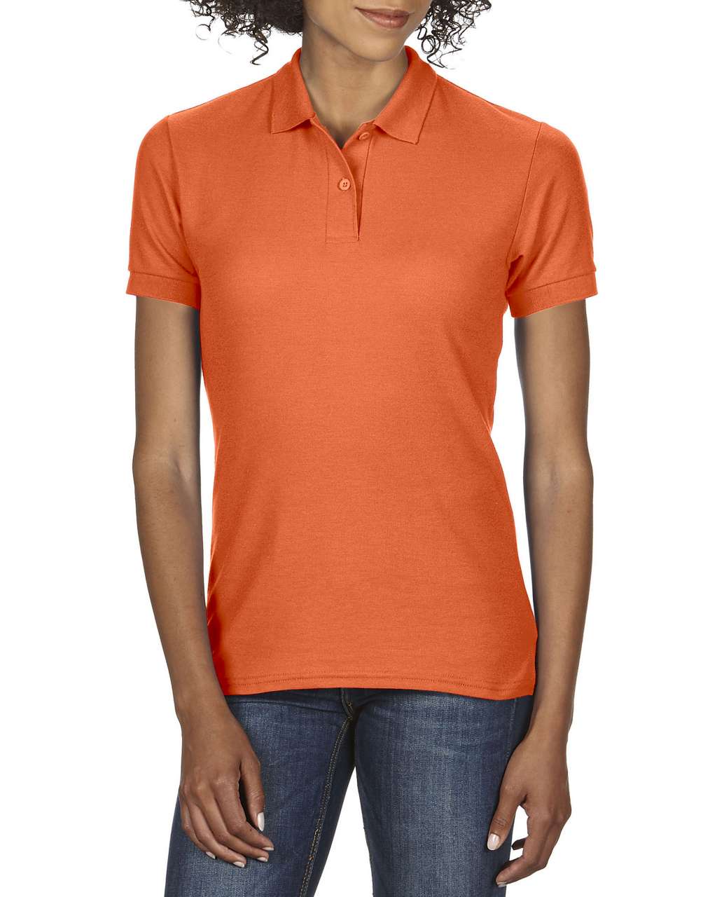 DRYBLEND ® LADIES' DOUBLE PIQUÉ POLO - Orange - Main
