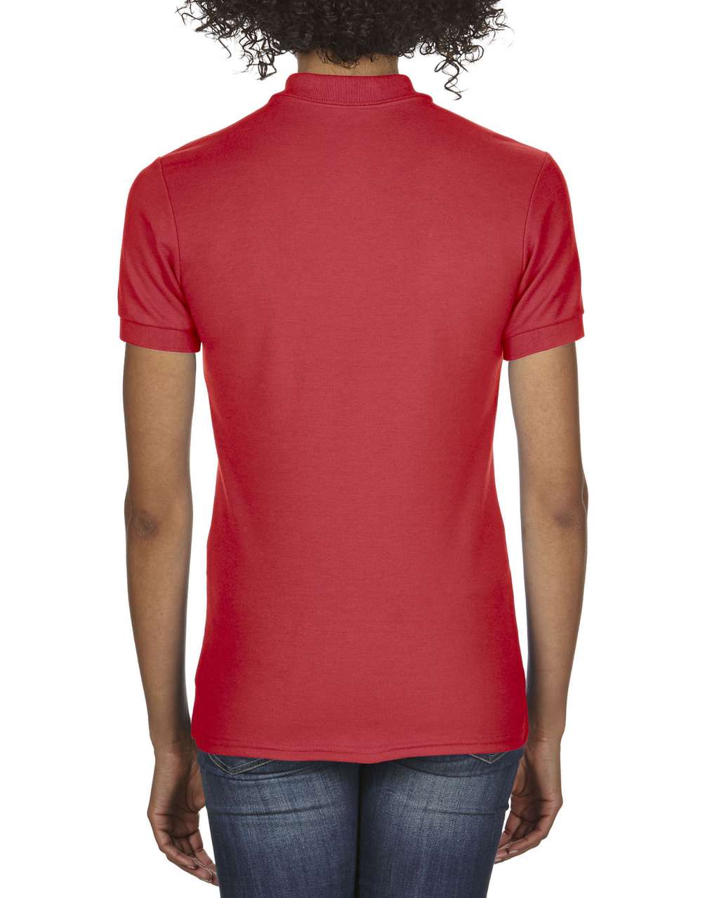 DRYBLEND ® LADIES' DOUBLE PIQUÉ POLO - Red - Additional