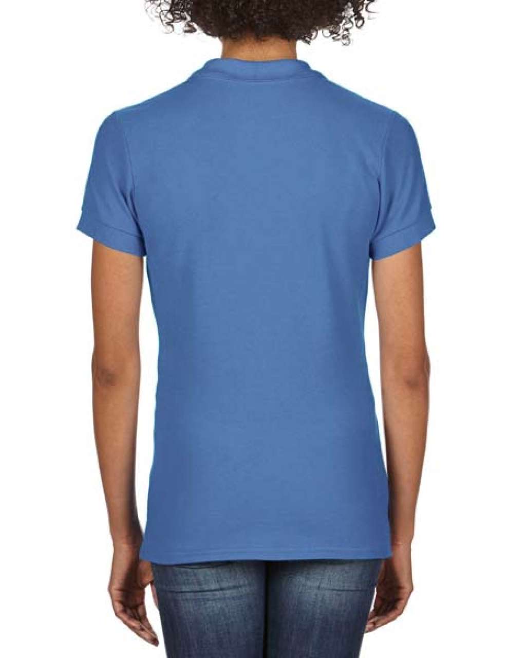 PREMIUM COTTON ® LADIES' DOUBLE PIQUÉ POLO - Flo Blue - Additional