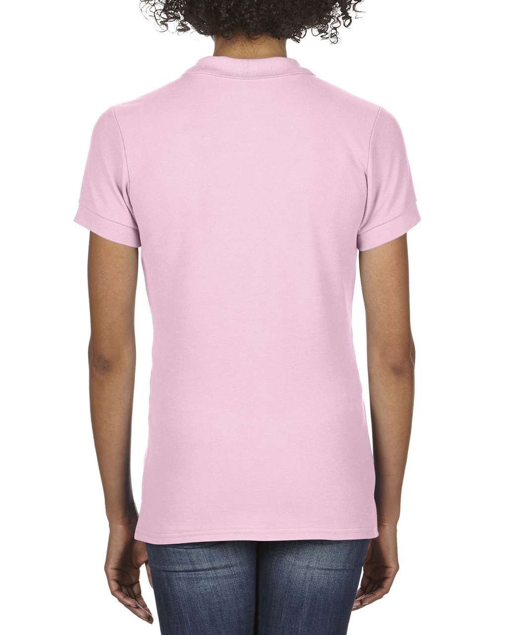 PREMIUM COTTON ® LADIES' DOUBLE PIQUÉ POLO - Light Pink - Additional