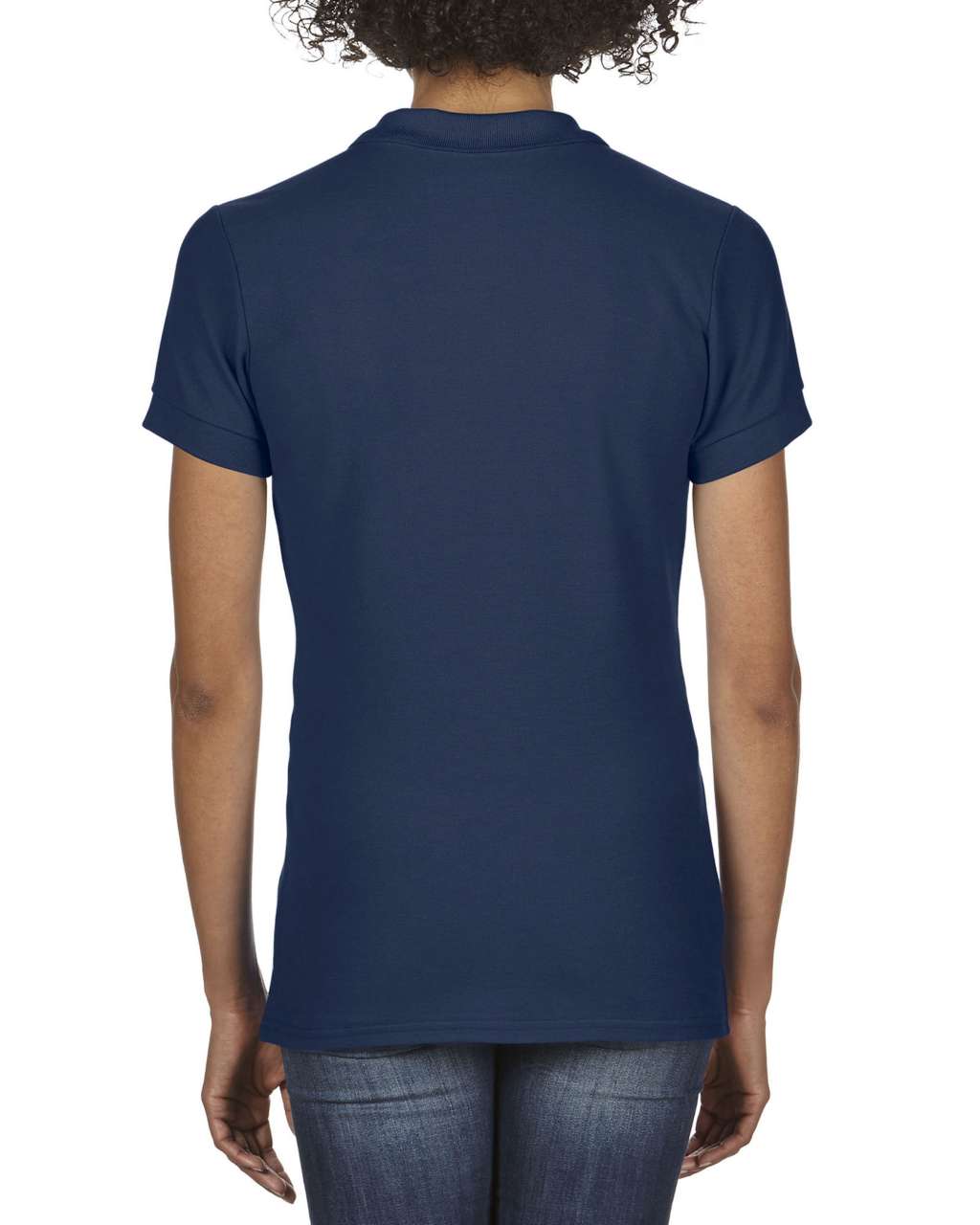 PREMIUM COTTON ® LADIES' DOUBLE PIQUÉ POLO - Navy - Additional