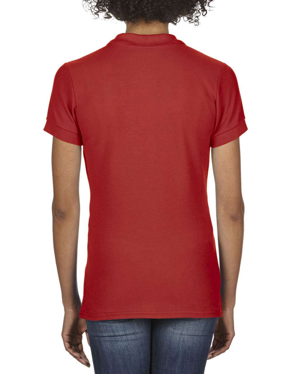 PREMIUM COTTON ® LADIES' DOUBLE PIQUÉ POLO - Red - Additional