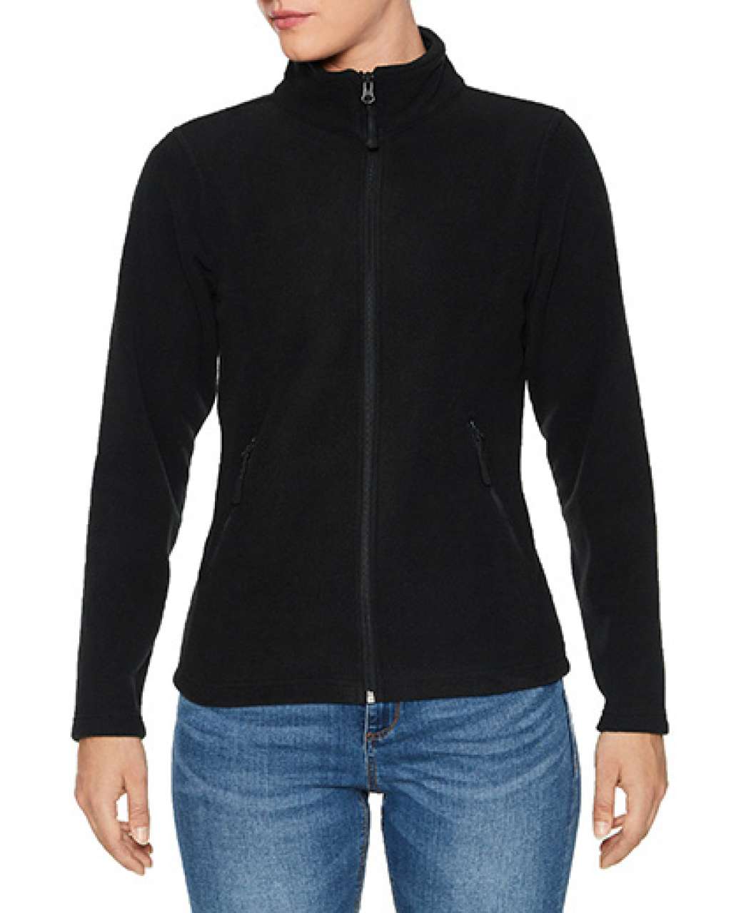 HAMMER LADIES MICRO-FLEECE JACKET - Black - colorimageurl