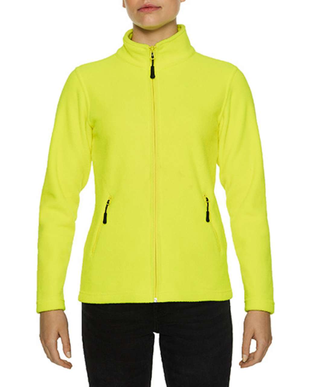 HAMMER LADIES MICRO-FLEECE JACKET - Safety Green - colorimageurl