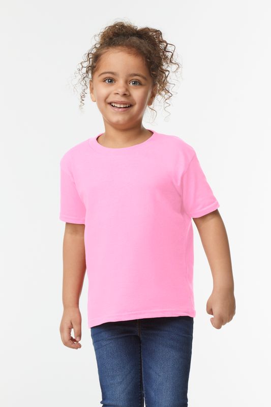 HEAVY COTTON™ TODDLER T-SHIRT - Light Pink - Model