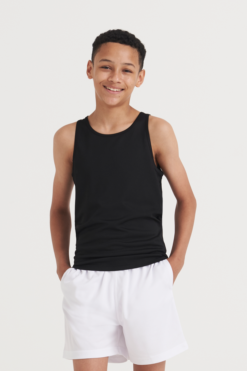 KIDS COOL VEST - Fire Red - modelimageurl