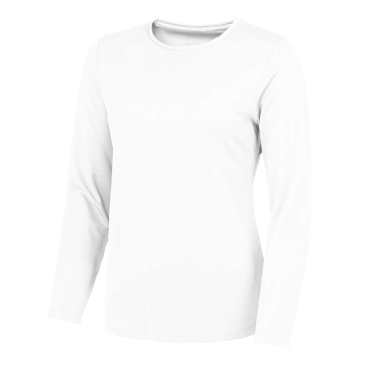 WOMEN'S LONG SLEEVE COOL T - Arctic White - colorimageurl