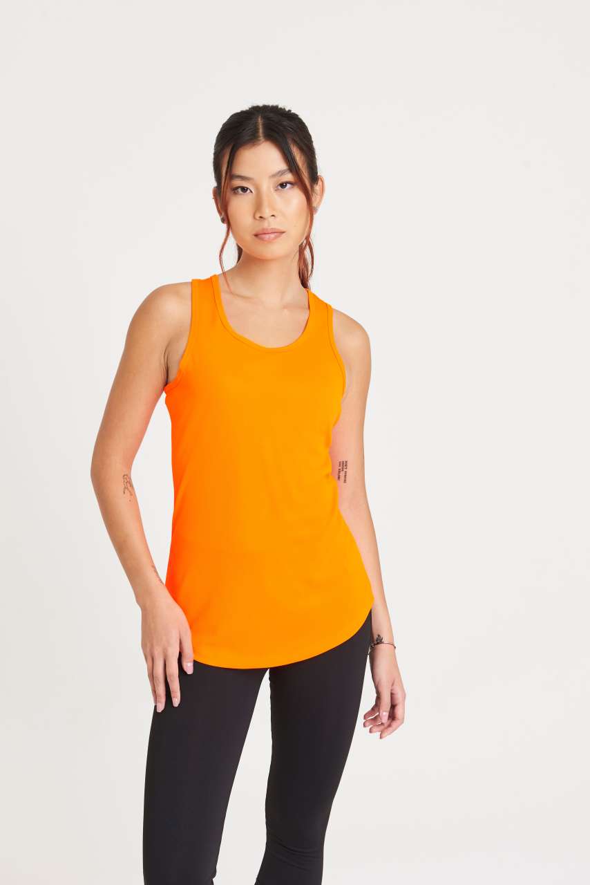 WOMEN'S COOL VEST - Electric Orange - modelimageurl