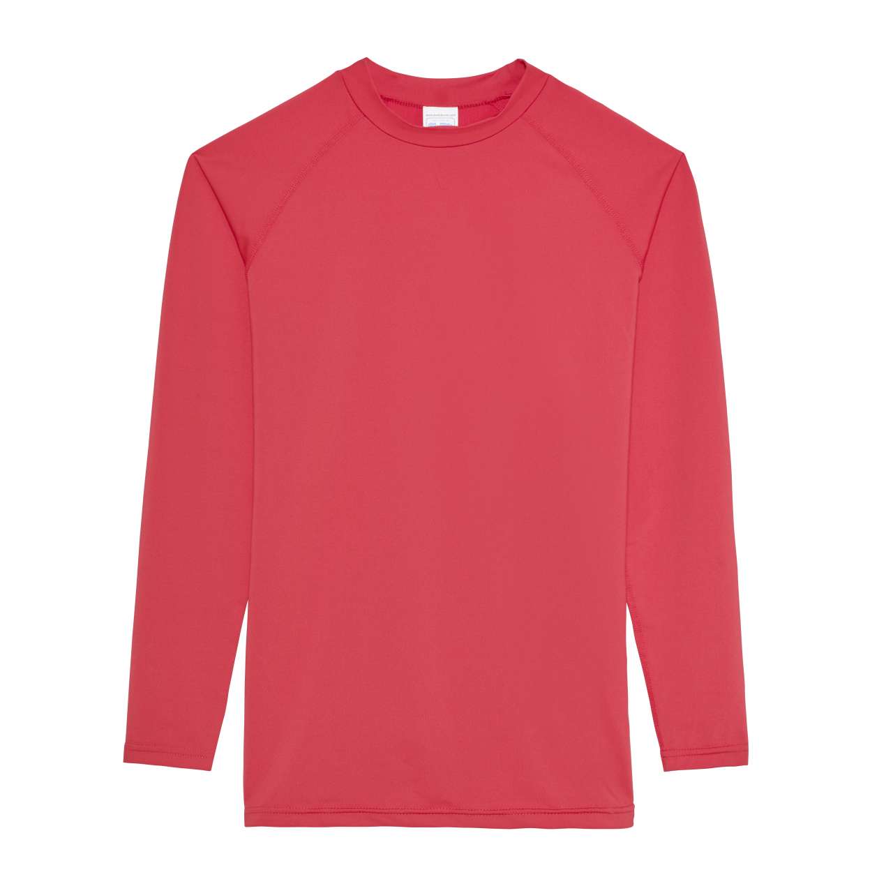 MEN'S COOL LONG SLEEVE BASE LAYER - Fire Red - Main