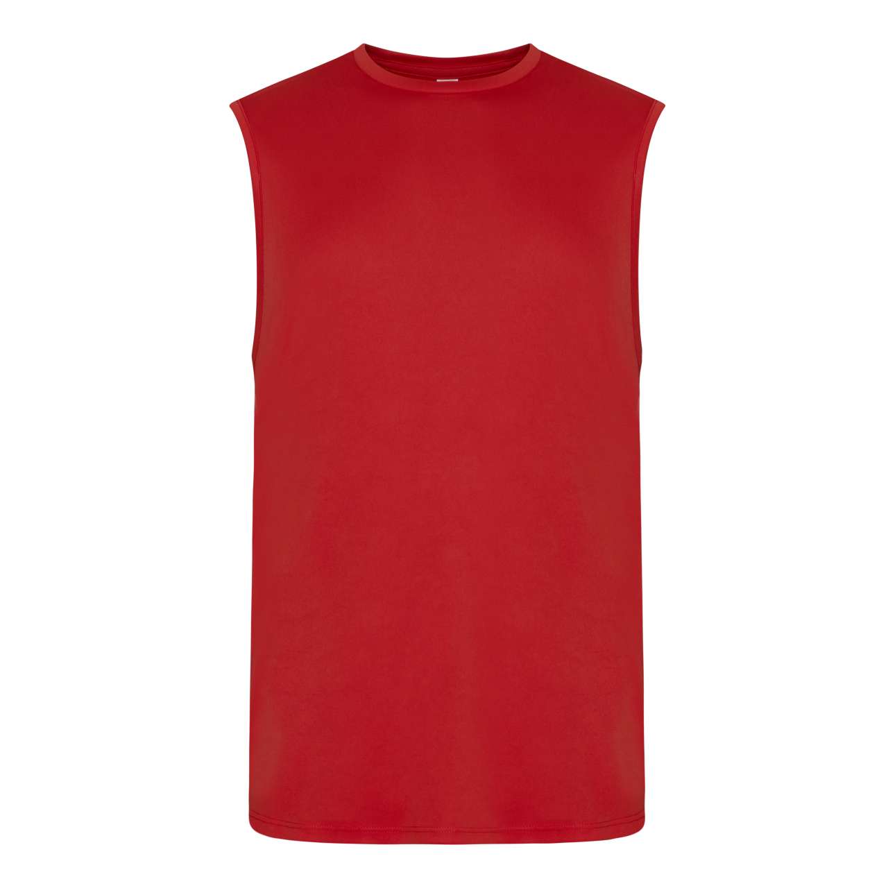 MENS COOL SMOOTH SPORTS VEST - Fire Red - colorimageurl