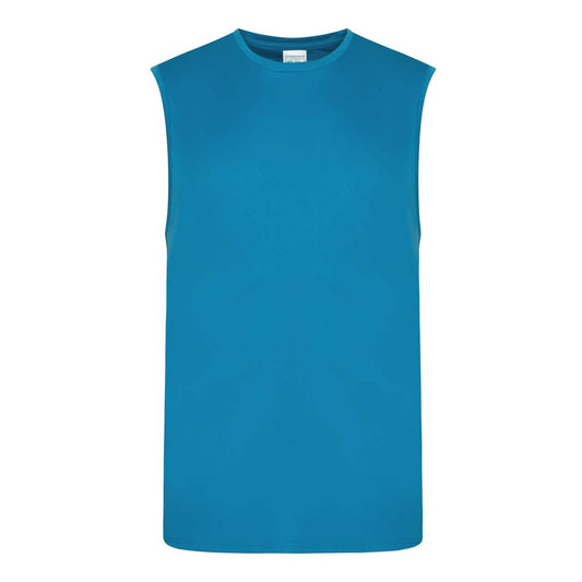 MENS COOL SMOOTH SPORTS VEST - Sapphire Blue - colorimageurl