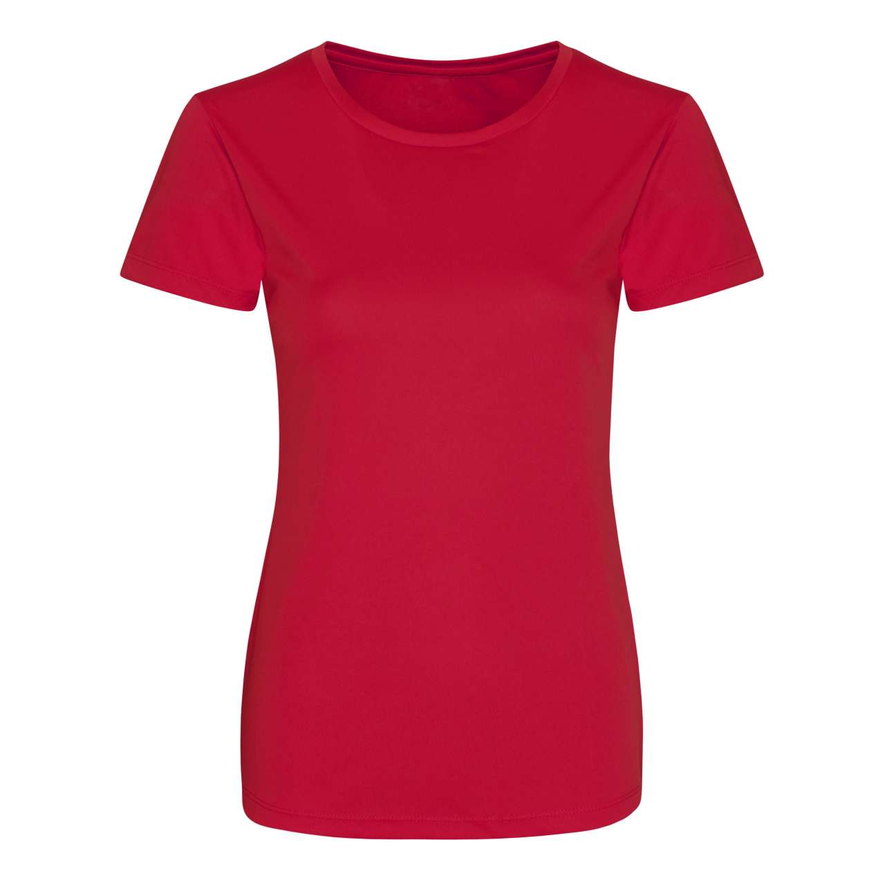 WOMEN'S COOL SMOOTH T - Fire Red - colorimageurl