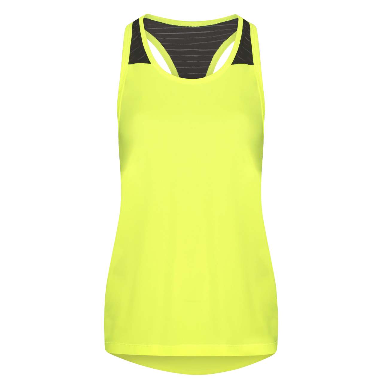WOMEN'S COOL SMOOTH WORKOUT VEST - Electric Yellow/Jet Black - colorimageurl