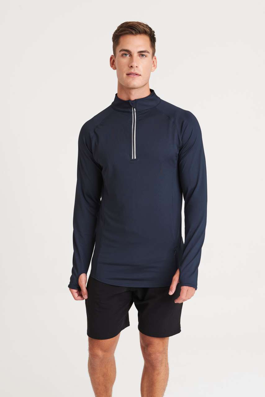 COOL FLEX 1/2 ZIP TOP - French Navy - modelimageurl
