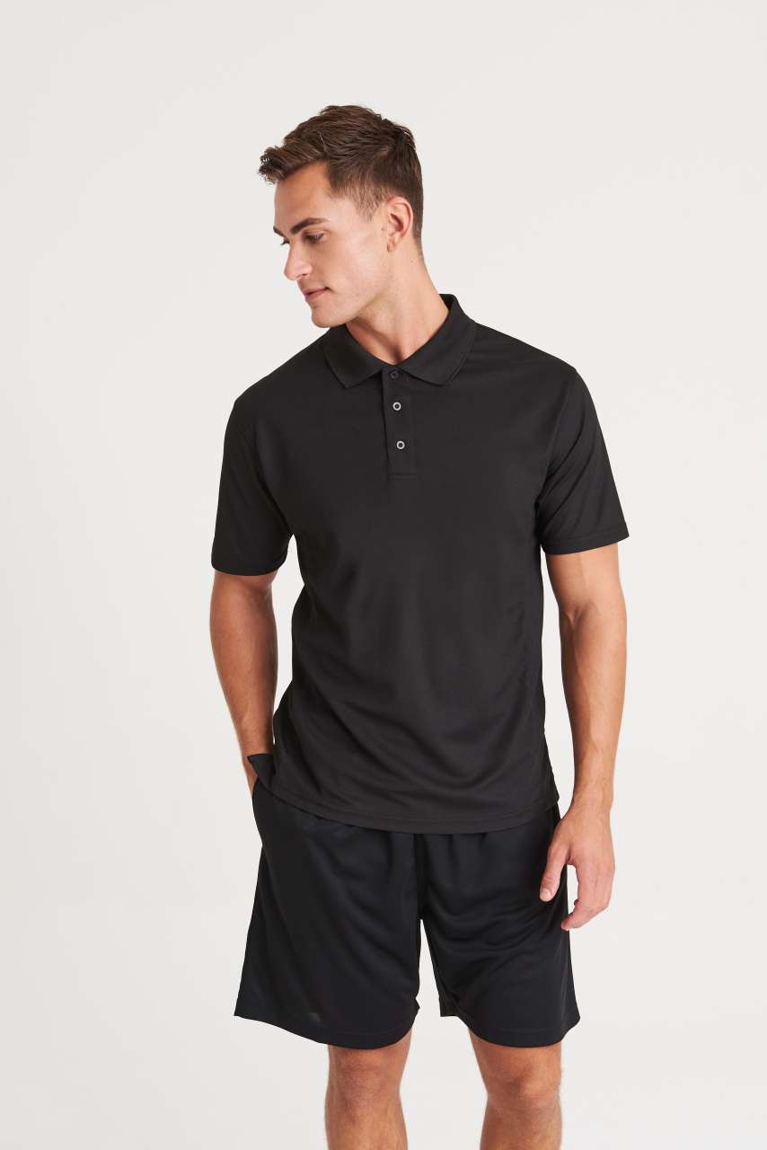 SUPERCOOL PERFORMANCE  POLO - Jet Black - modelimageurl