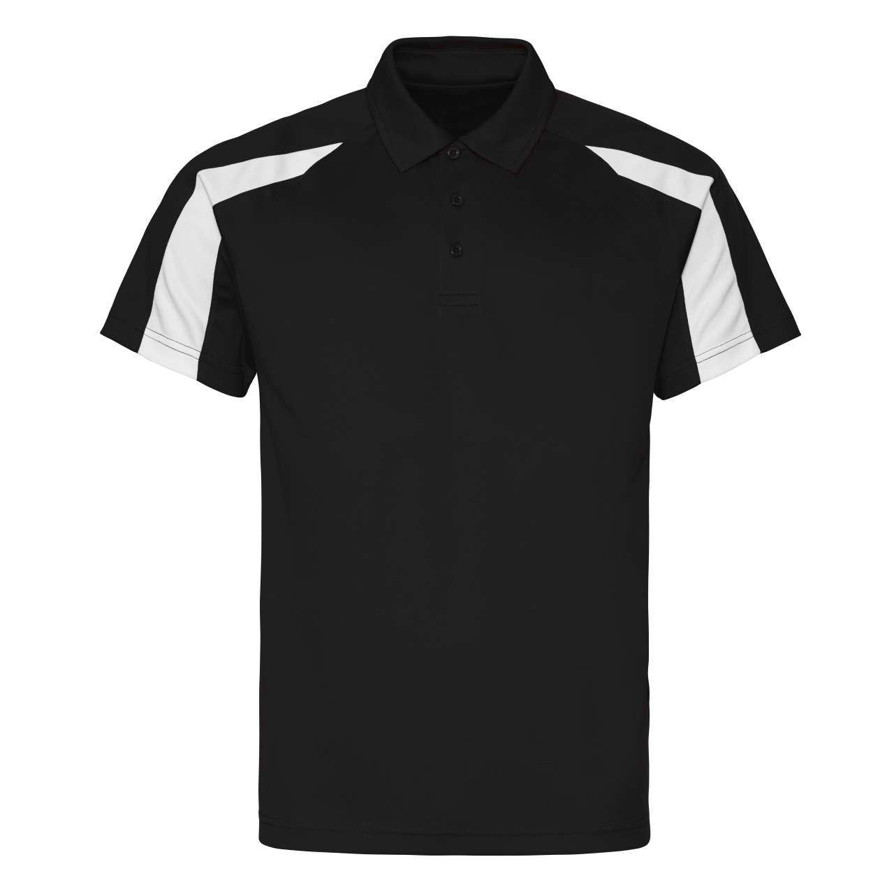 CONTRAST COOL POLO - Jet Black/Gold - colorimageurl