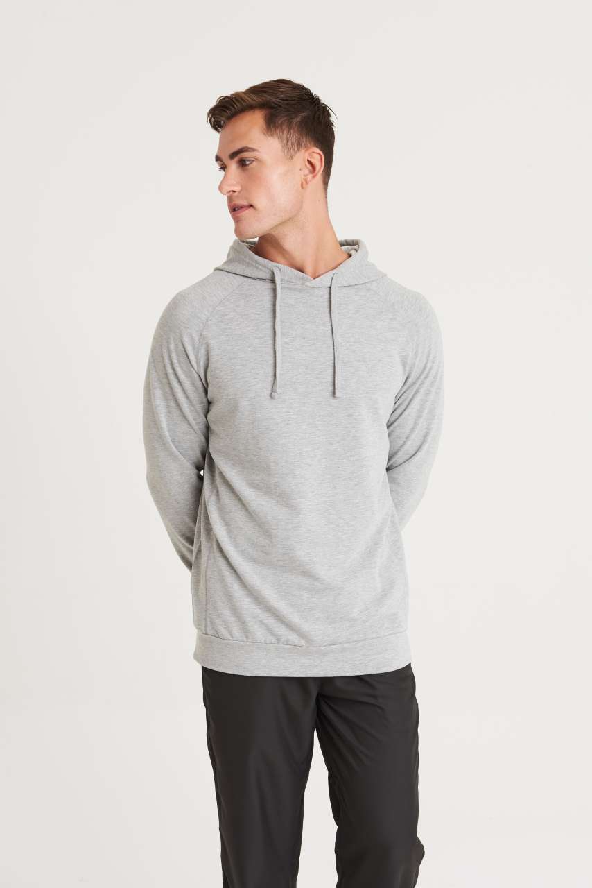 COOL URBAN FITNESS HOODIE - Jet Black - modelimageurl