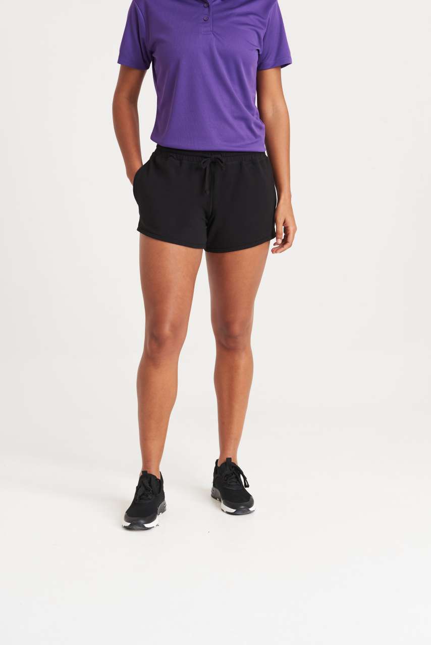 WOMEN'S COOL JOG SHORT - Jet Black - modelimageurl