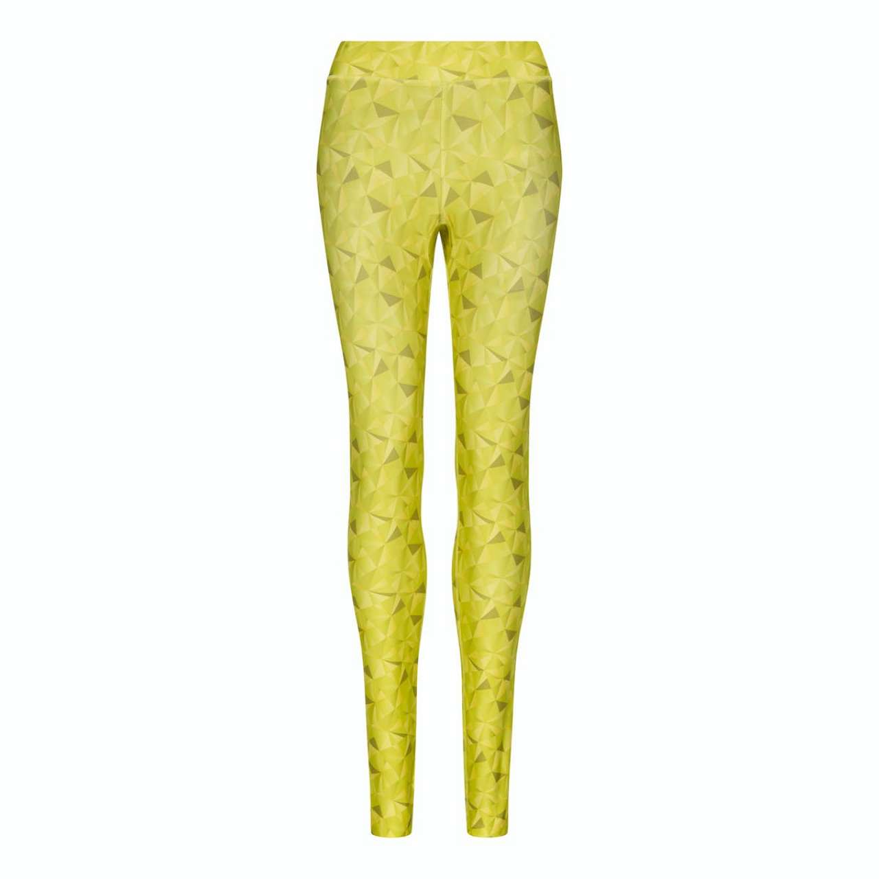 WOMEN'S COOL PRINTED LEGGING - Kaleidoscope Lime - colorimageurl