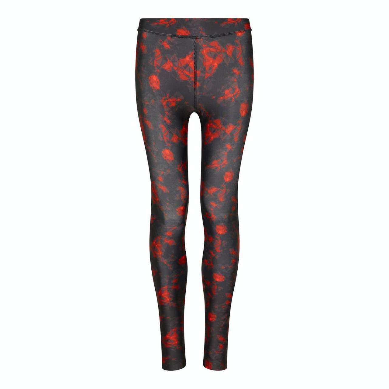 WOMEN'S COOL PRINTED LEGGING - Red Haze - colorimageurl