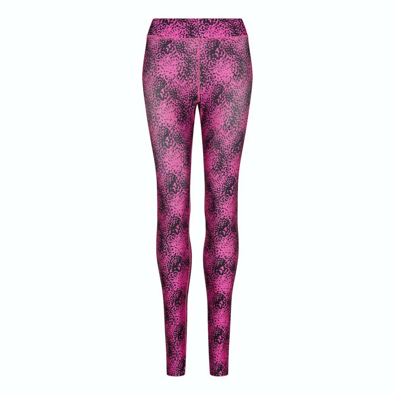 WOMEN'S COOL PRINTED LEGGING - Speckled Pink - colorimageurl