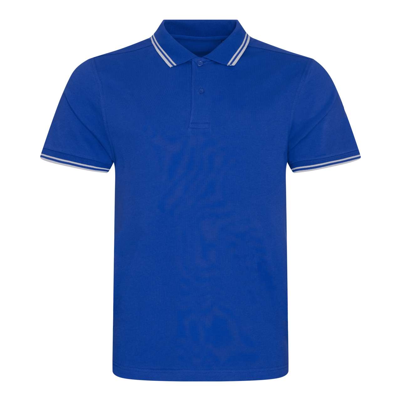 STRETCH TIPPED POLO - Royal Blue/White - colorimageurl
