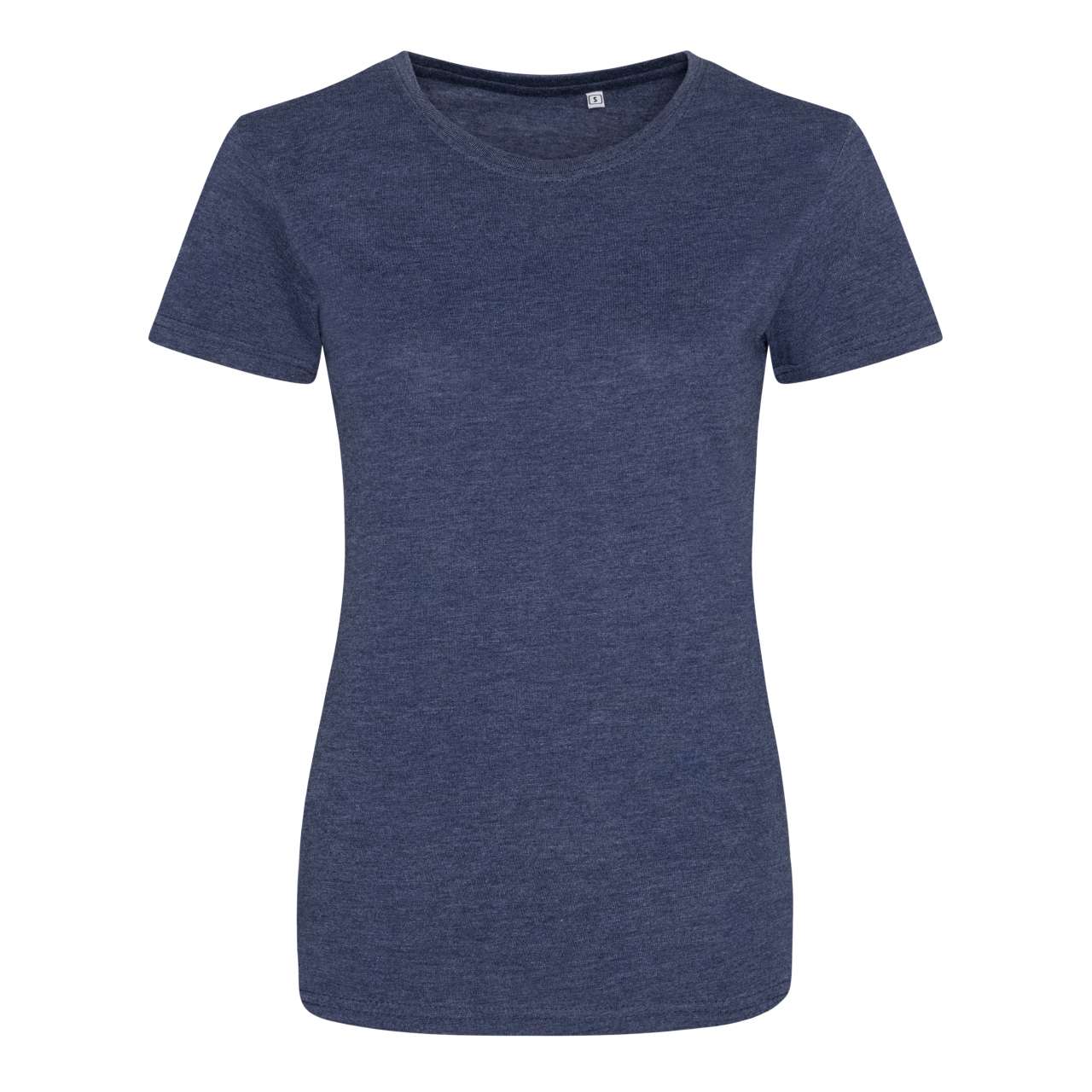 WOMEN'S TRI-BLEND T - Heather Navy - colorimageurl