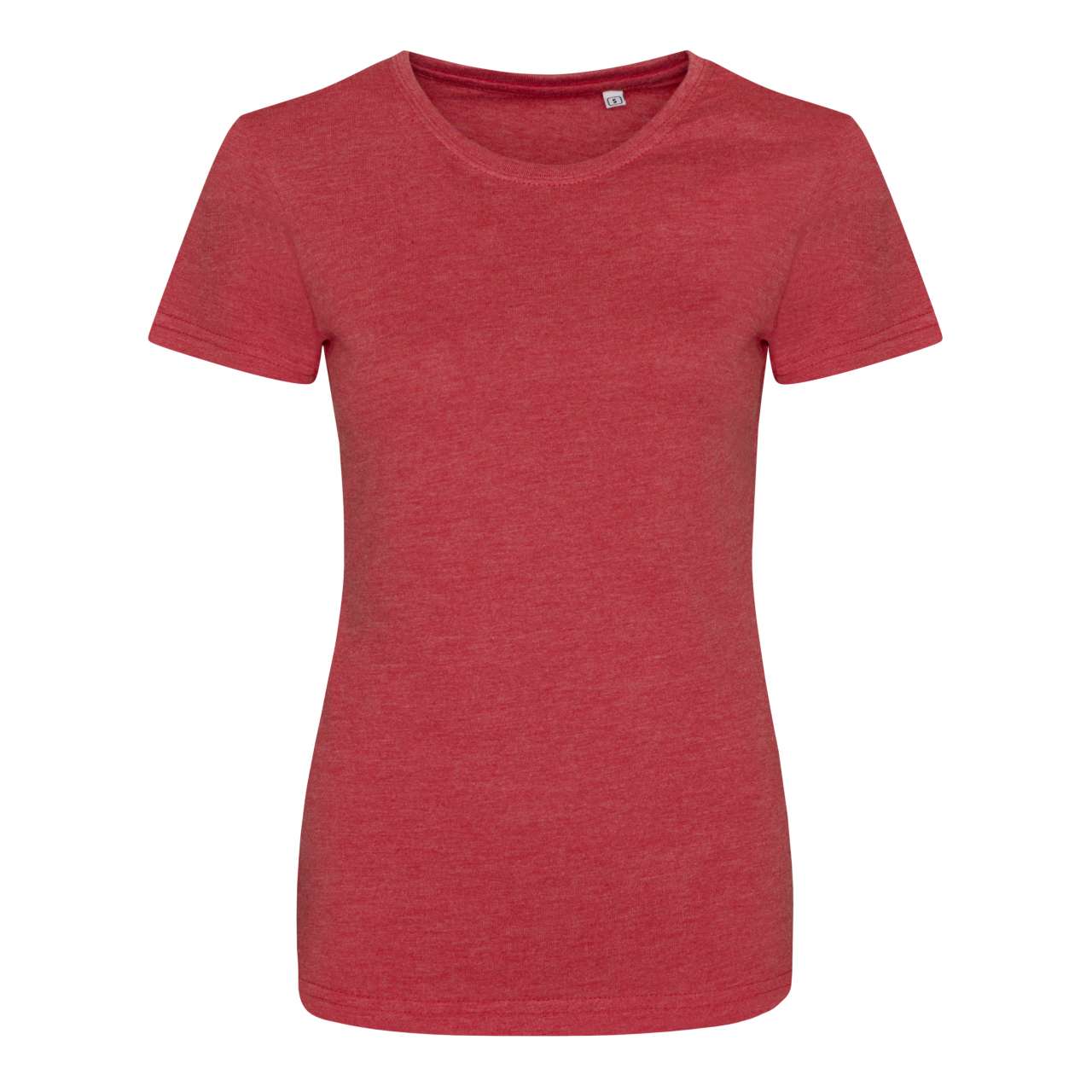 WOMEN'S TRI-BLEND T - Heather Red - colorimageurl