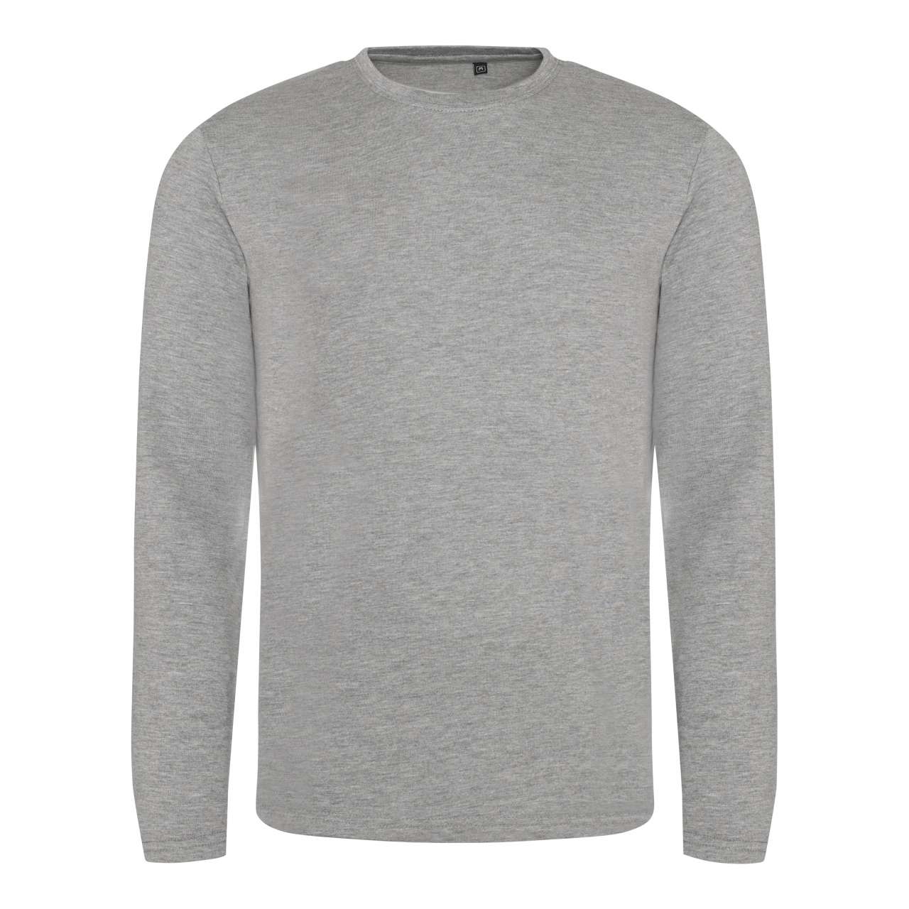 LONG SLEEVE TRI-BLEND T - Heather Grey - colorimageurl