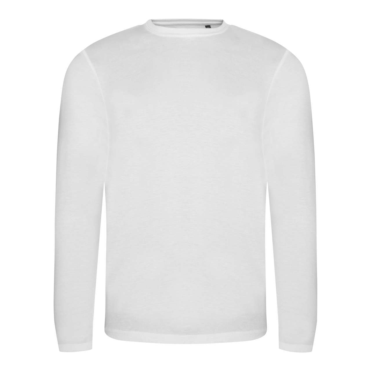LONG SLEEVE TRI-BLEND T - Solid White - colorimageurl