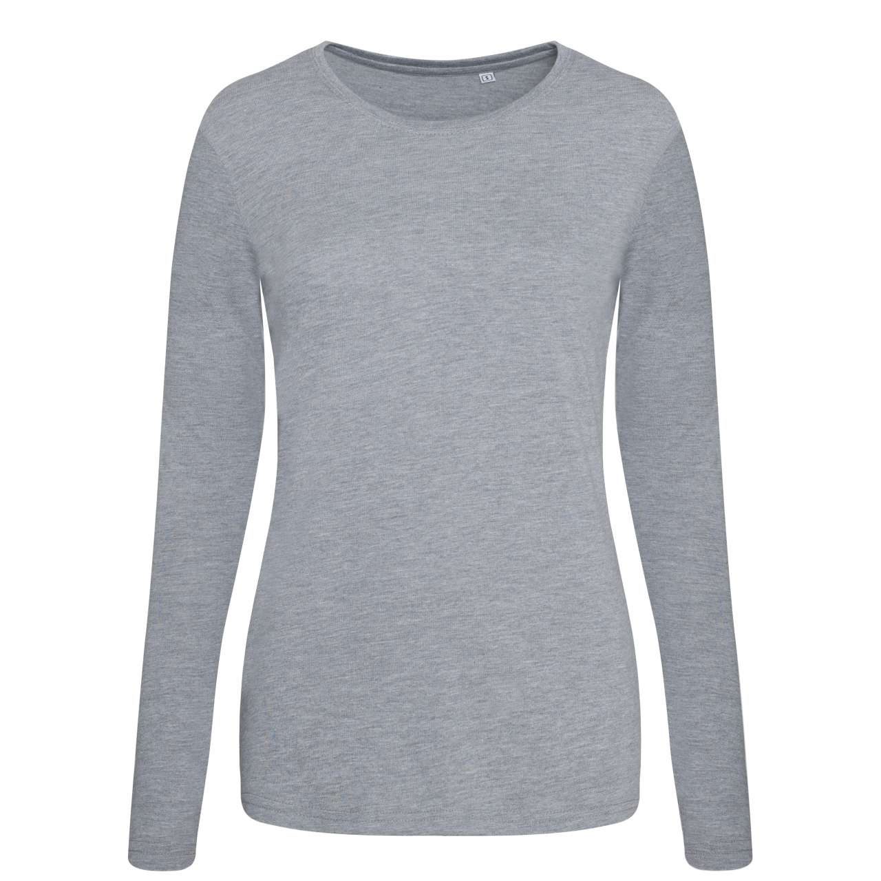 LONG SLEEVE GIRLIE TRI-BLEND T - Heather Grey - colorimageurl