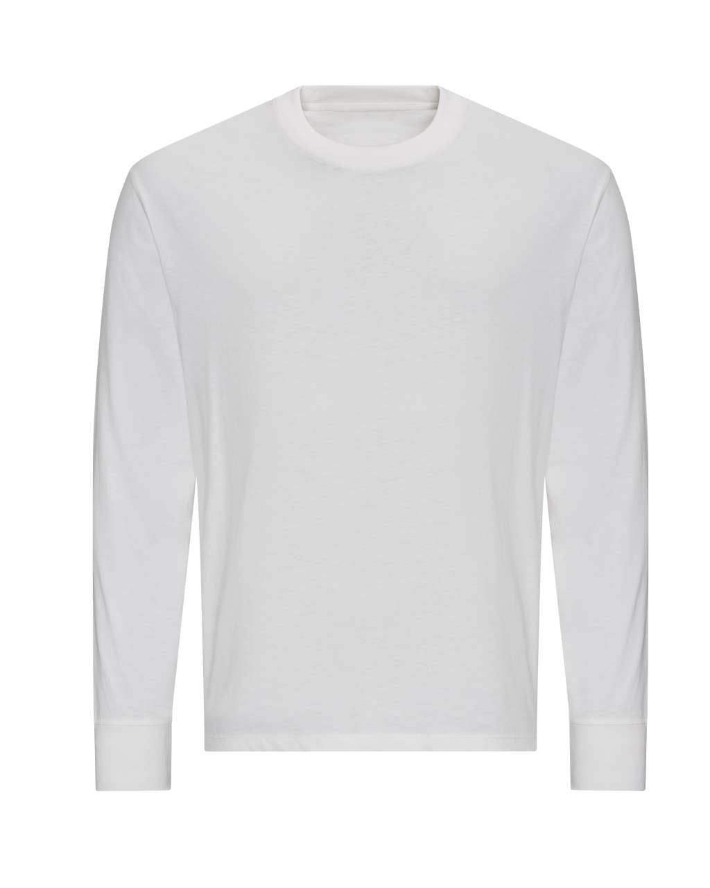OVERSIZE 100 LONG SLEEVE T - White - colorimageurl