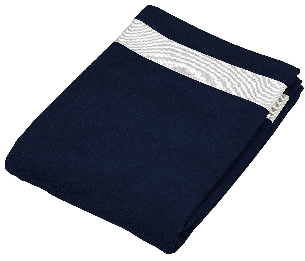 BEACH TOWEL - Navy/White - Main