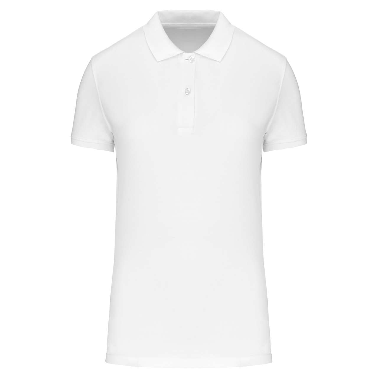 LADIES' ORGANIC 180 PIQUÉ POLO SHIRT - White - colorimageurl