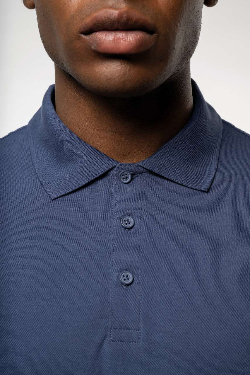 MIKE - MEN'S SHORT-SLEEVED POLO SHIRT - Black - Additional