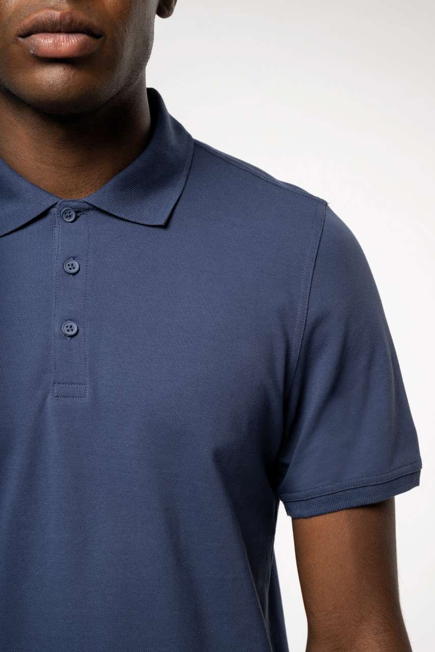 MIKE - MEN'S SHORT-SLEEVED POLO SHIRT - Black - Additional