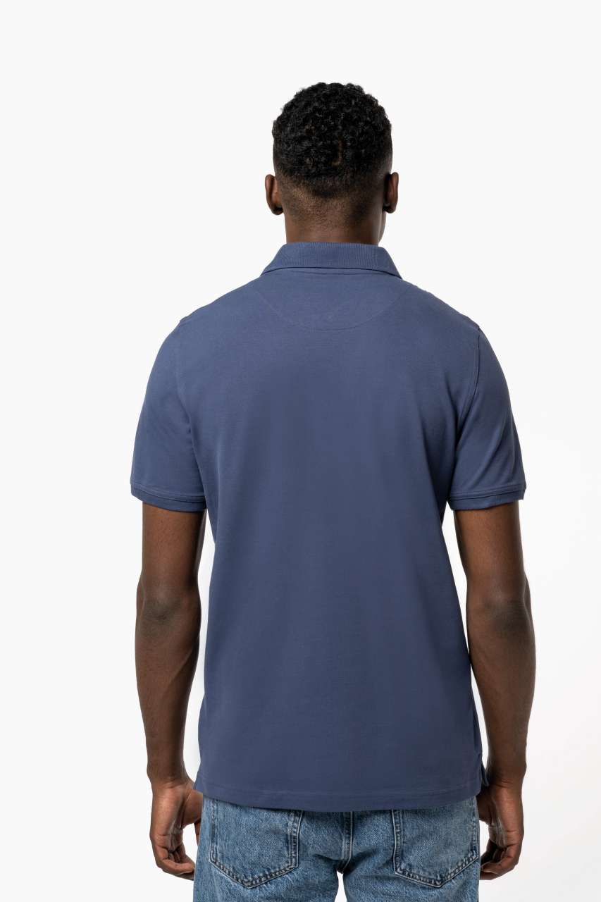 MIKE - MEN'S SHORT-SLEEVED POLO SHIRT - Black - Additional