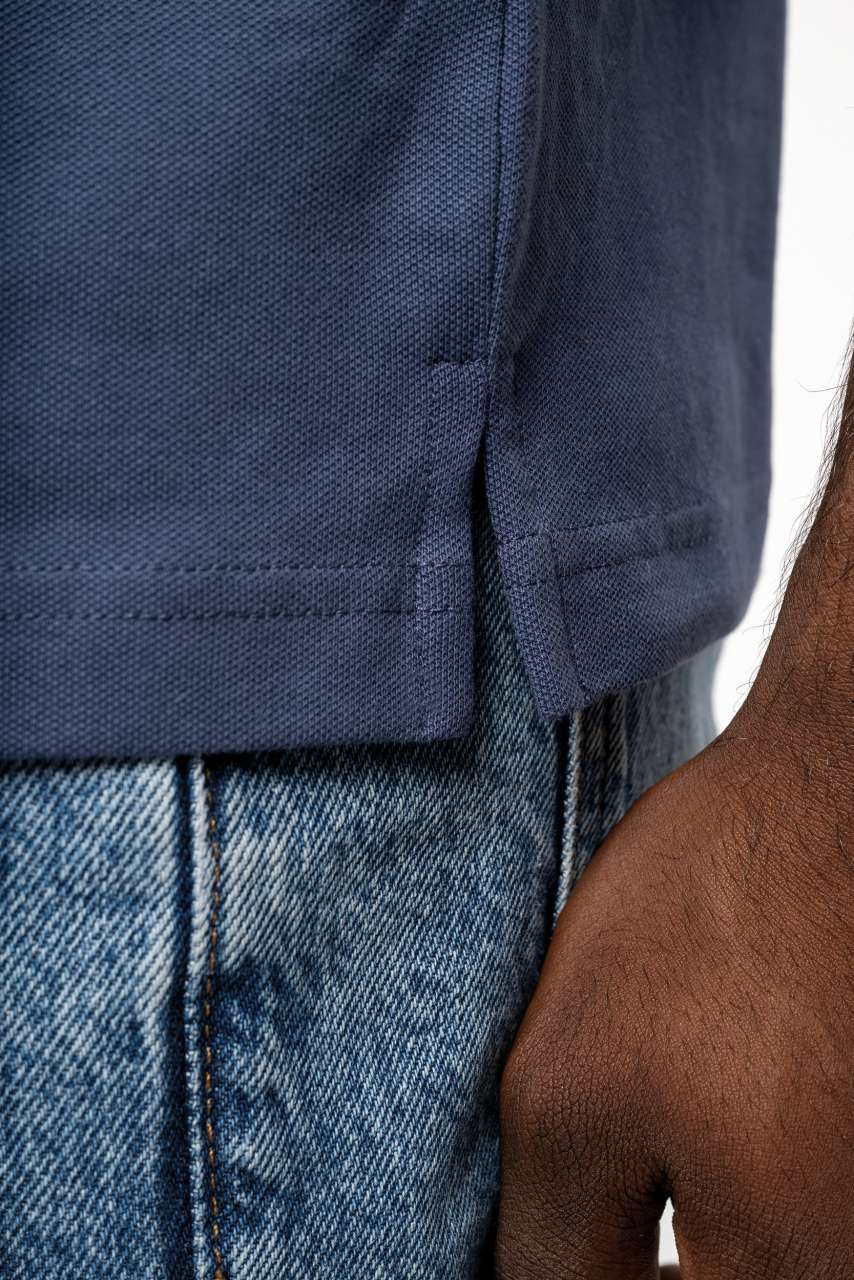 MIKE - MEN'S SHORT-SLEEVED POLO SHIRT - White - Additional