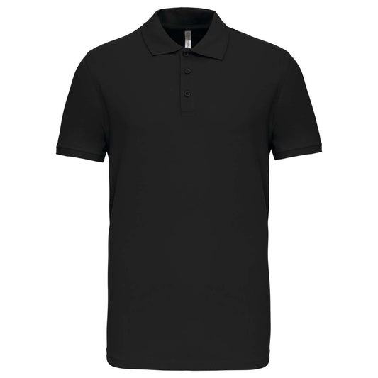 MIKE - MEN'S SHORT-SLEEVED POLO SHIRT - Black - Main