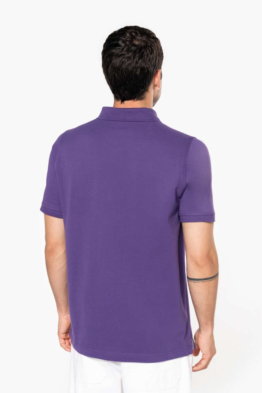 MEN'S SHORT-SLEEVED POLO SHIRT - Chocolate - Additional