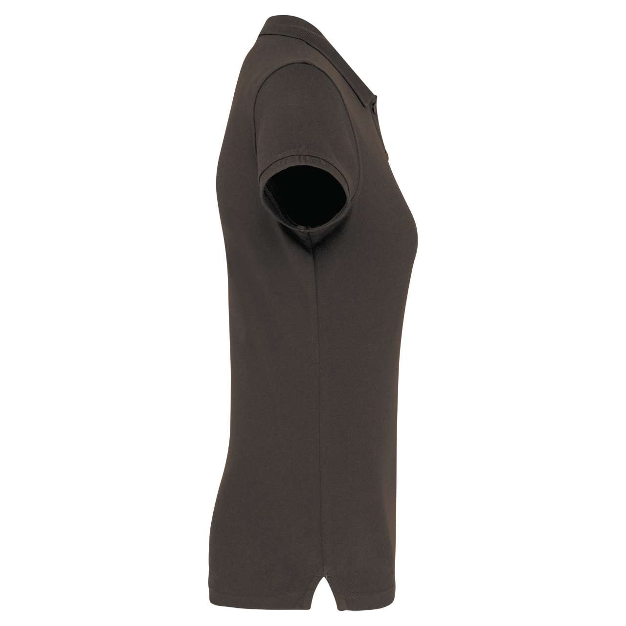 LADIES' SHORT-SLEEVED POLO SHIRT - Dark Grey - Additional