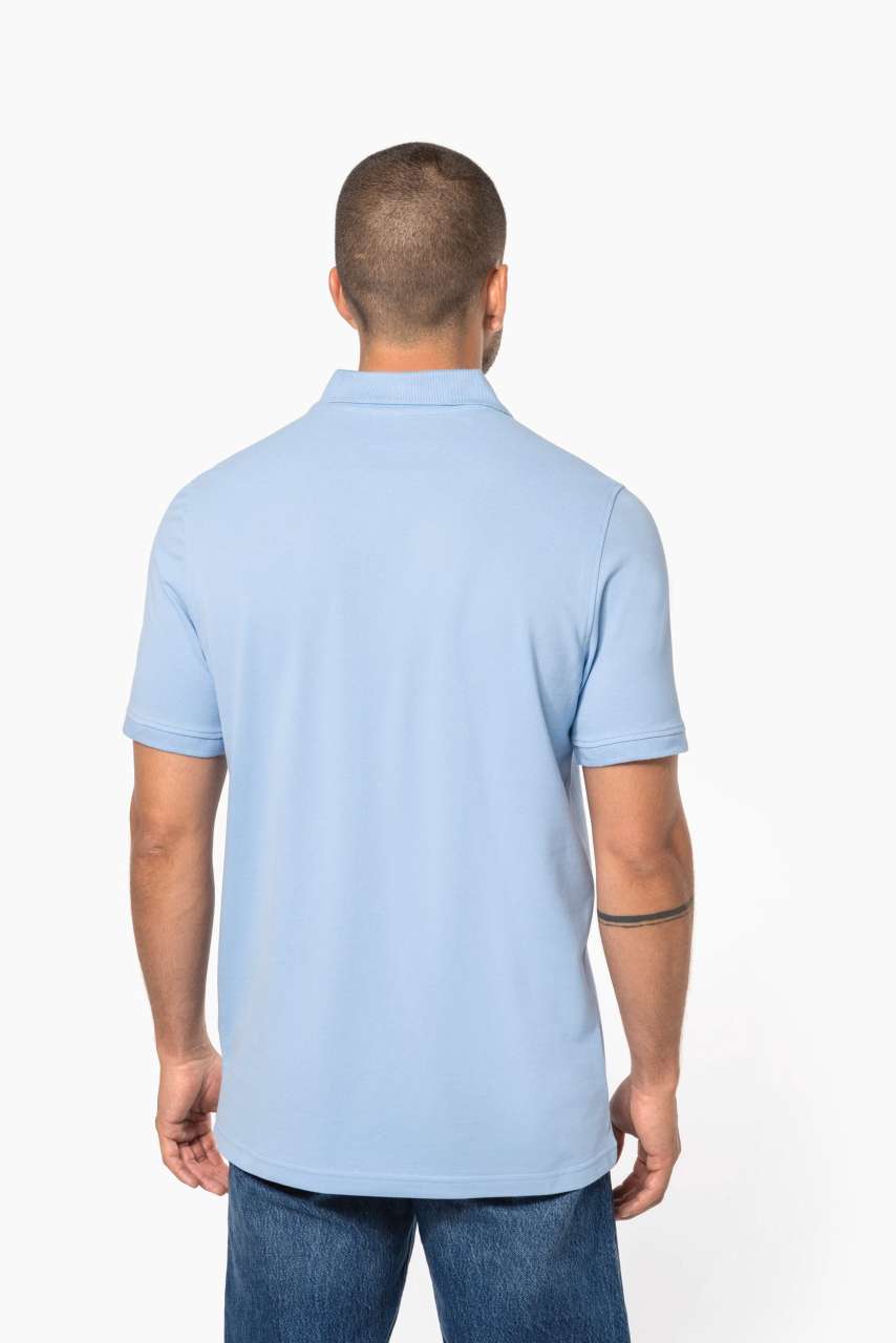 MEN'S SHORT-SLEEVED PIQUÉ POLO SHIRT - Ash Heather - Additional