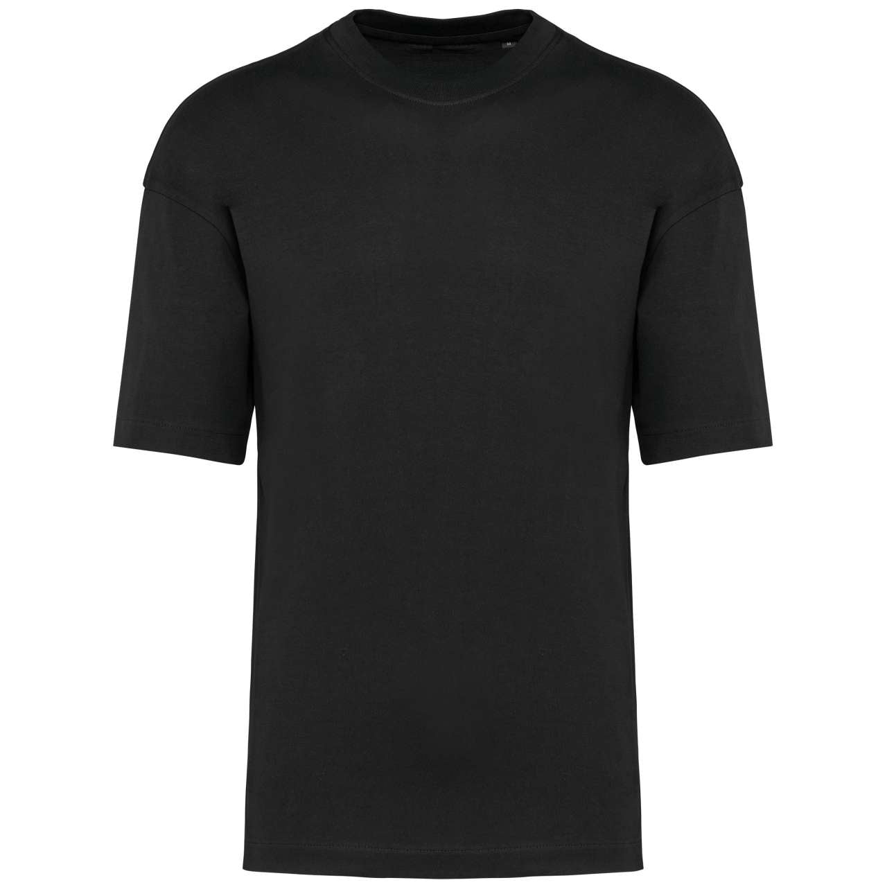 OVERSIZED SHORT SLEEVE UNISEX T-SHIRT - Black - colorimageurl