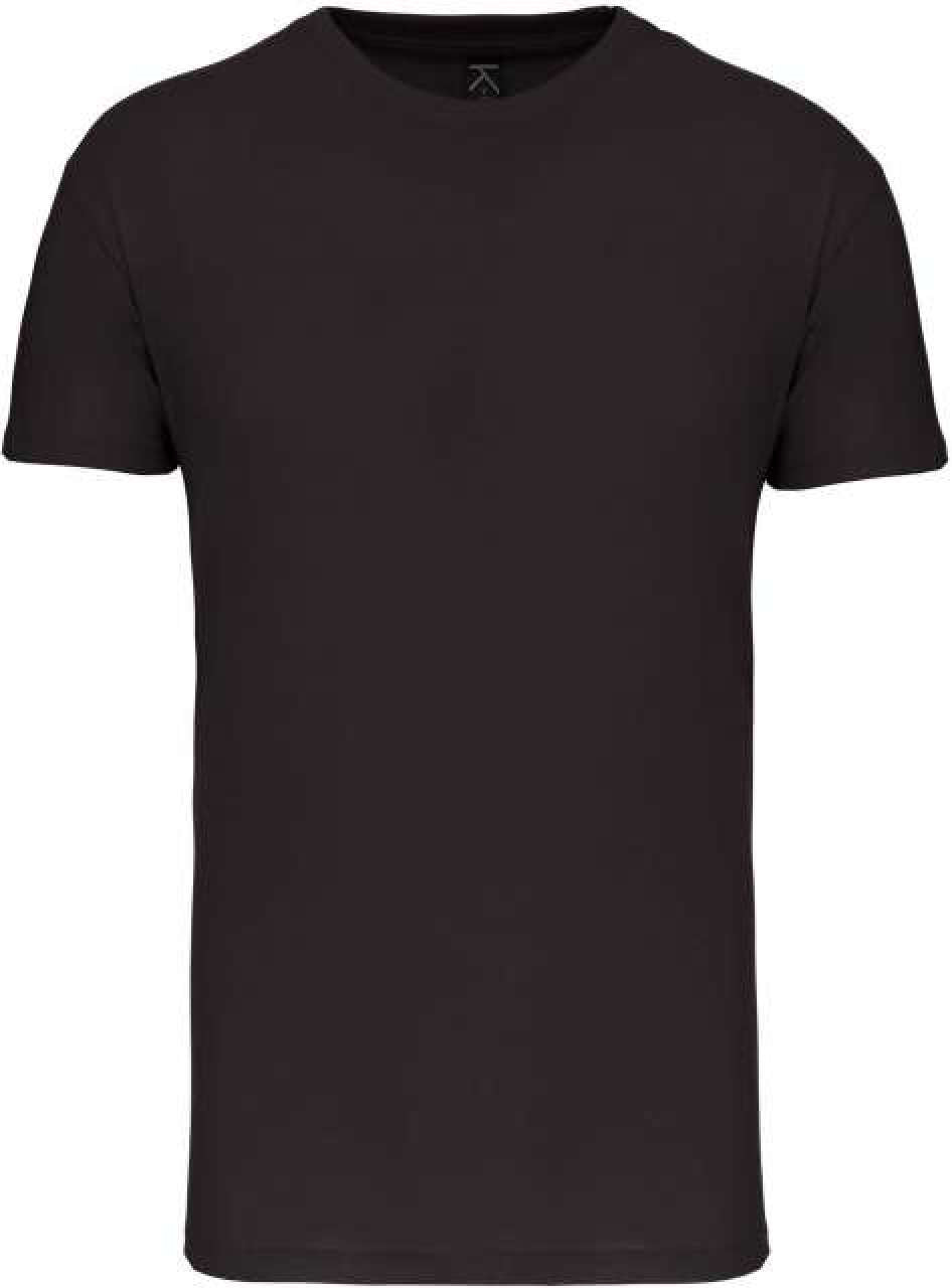 BIO150IC MEN'S ROUND NECK T-SHIRT - Dark Grey - colorimageurl
