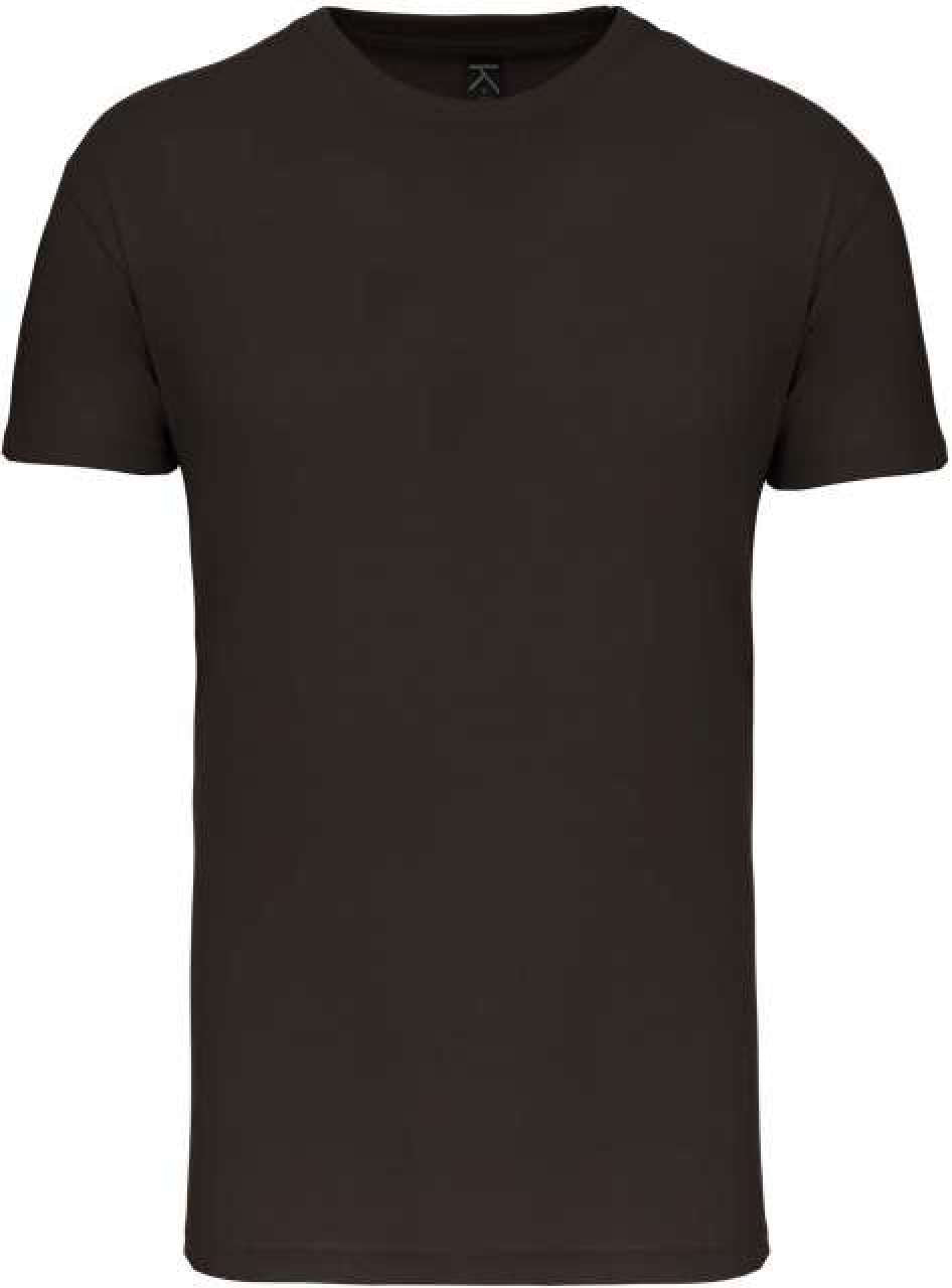 BIO150IC MEN'S ROUND NECK T-SHIRT - Dark Khaki - colorimageurl